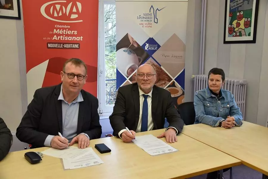 Signature convention St Léonard de Noblat CMA NA 87