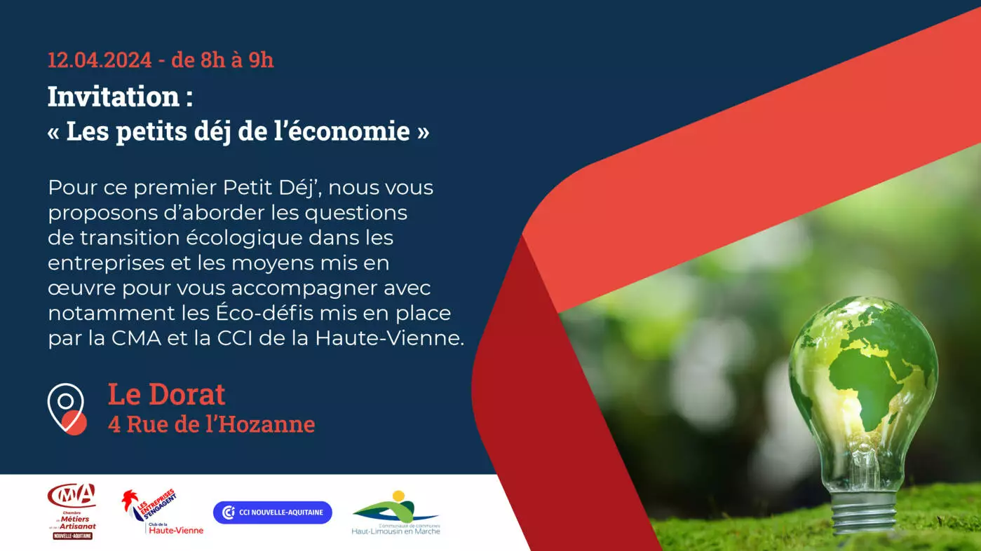 "Petit déj'" de l'économie engagée
