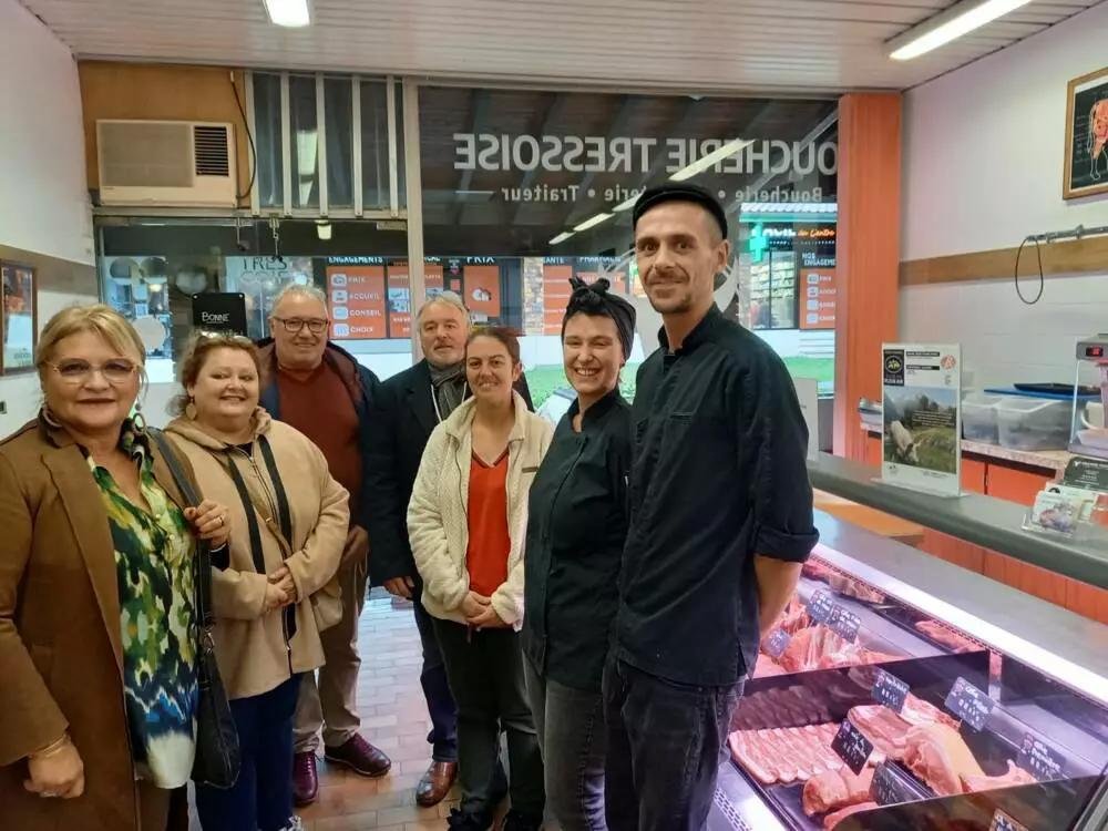Visite de la Boucherie Tressoise à Tresses