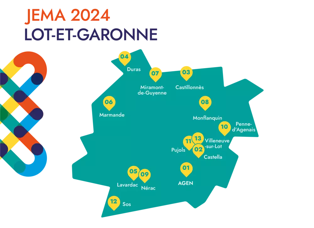 Cartes JEMA - Lot-et-Garonne