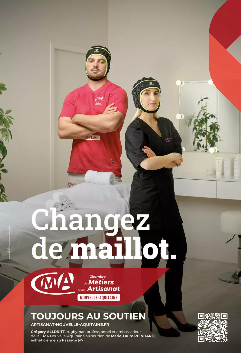 CMA "Toujours au Soutien" _ Affiche esthéticienne